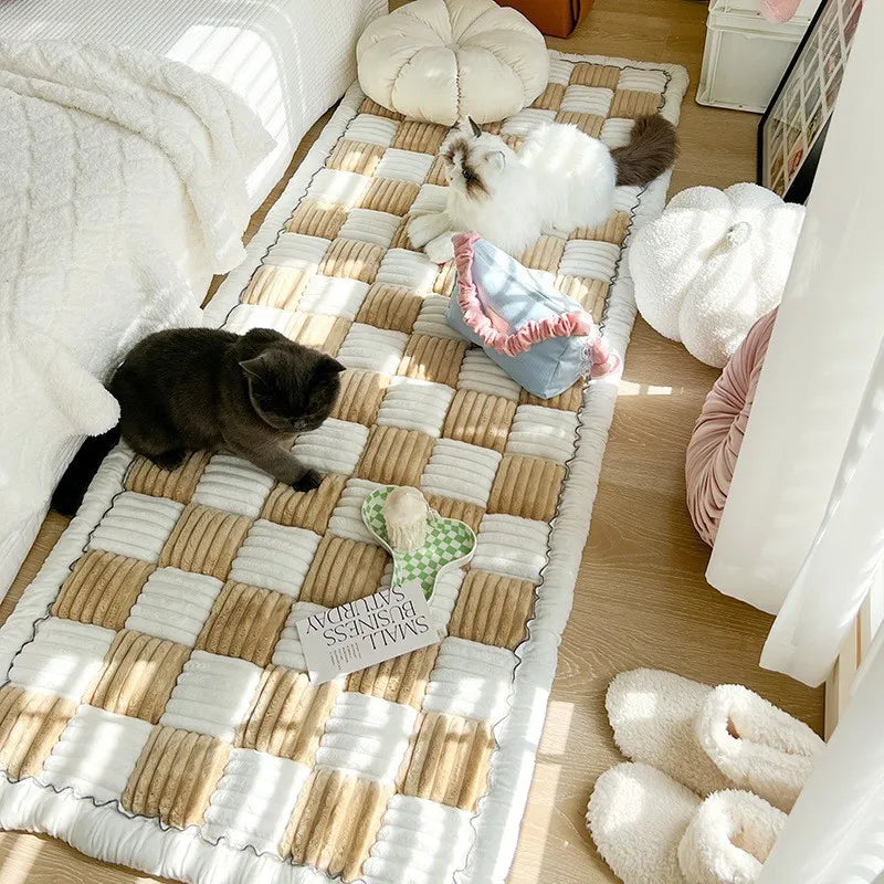 Plush Bedside Non-slip Pet Mat