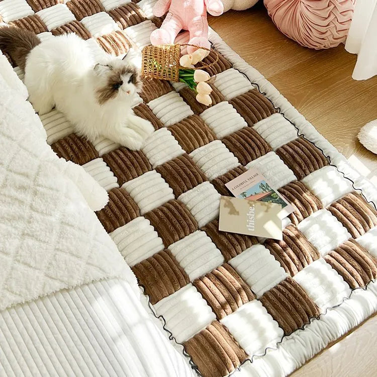 Plush Bedside Non-slip Pet Mat