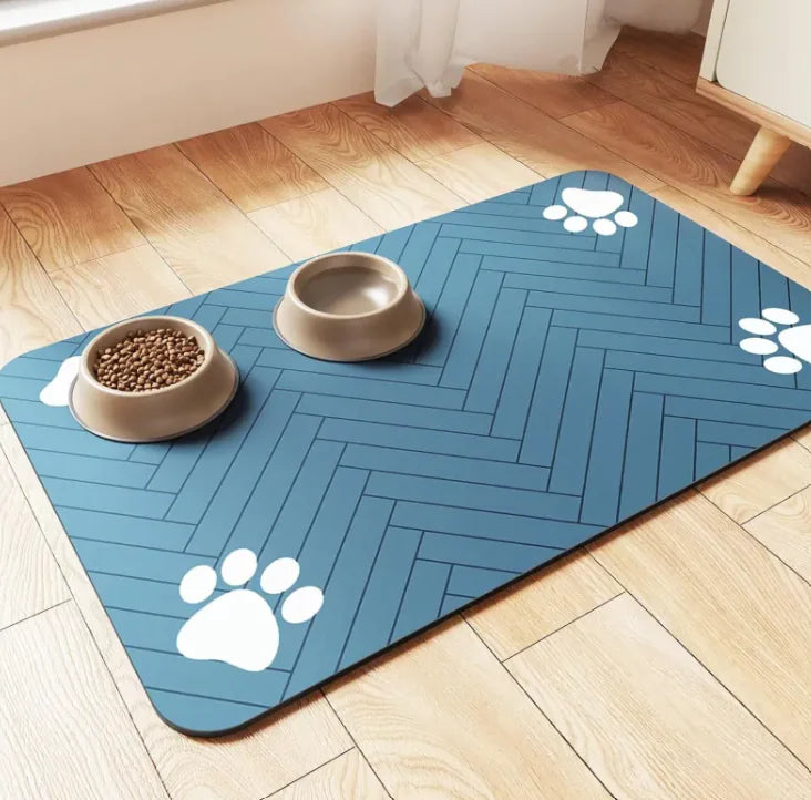 Quick-Dry Pet Feeding Mat