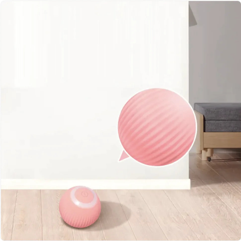 Smart Rolling Cat Teaser Ball for Self-Play